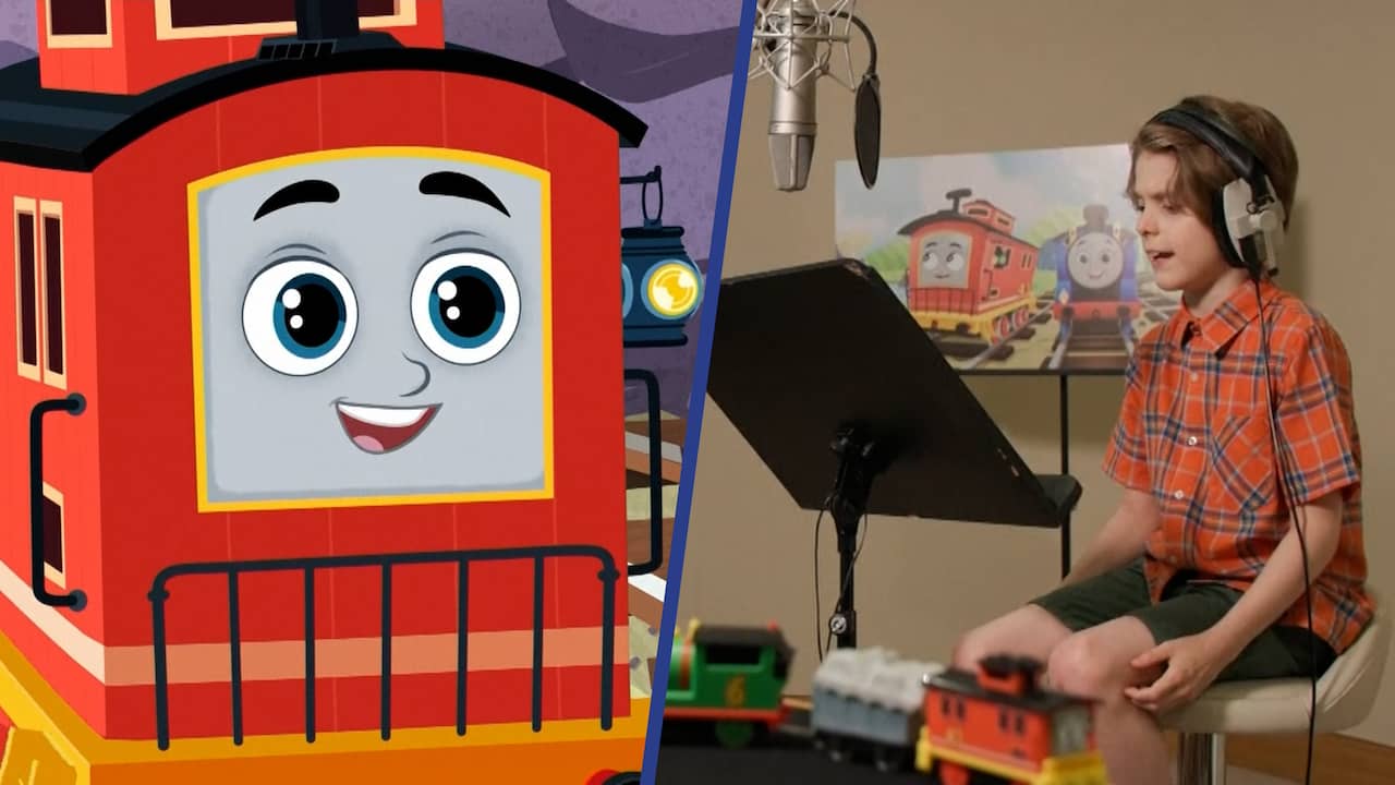 Beeld uit video: Personage met autisme debuteert in Thomas de stoomlocomotief