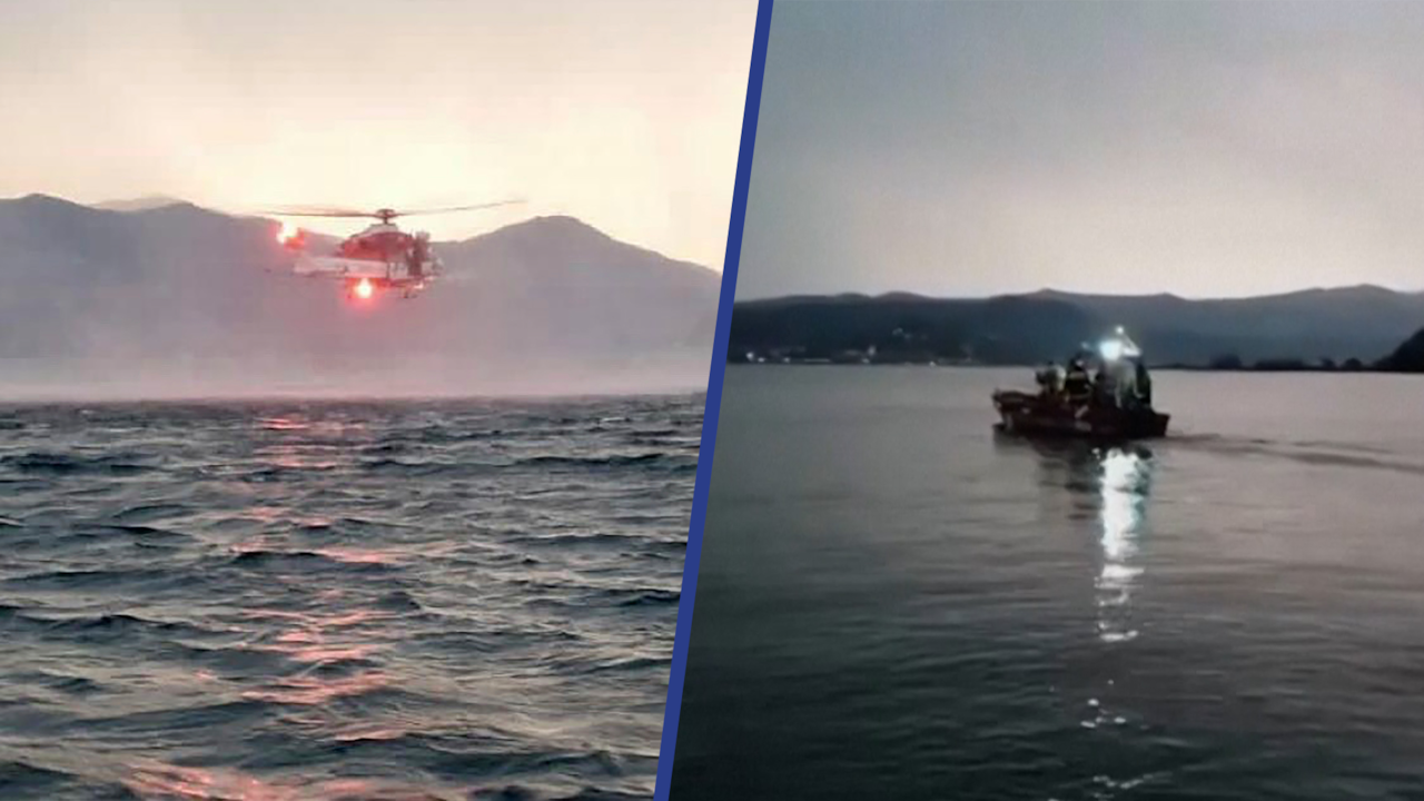 Beeld uit video: Hulpdiensten rukken uit voor dodelijk bootongeluk op Italiaans meer