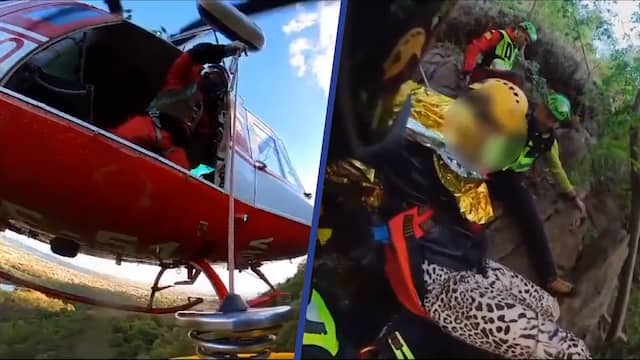 Helikopter redt gewonde vrouw vlak bij kasteel in Italië