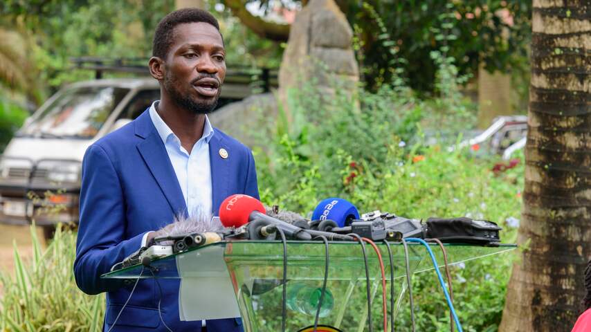 Oegandese oppositiekandidaat Bobi Wine