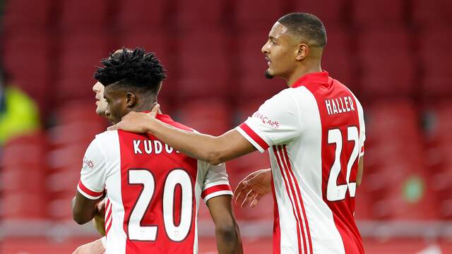 Mohammed Kudus en Sébastien Haller scoorden allebei tegen Sparta.