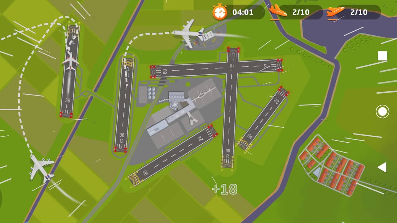 Screenshot van de game Take Control of the Tower