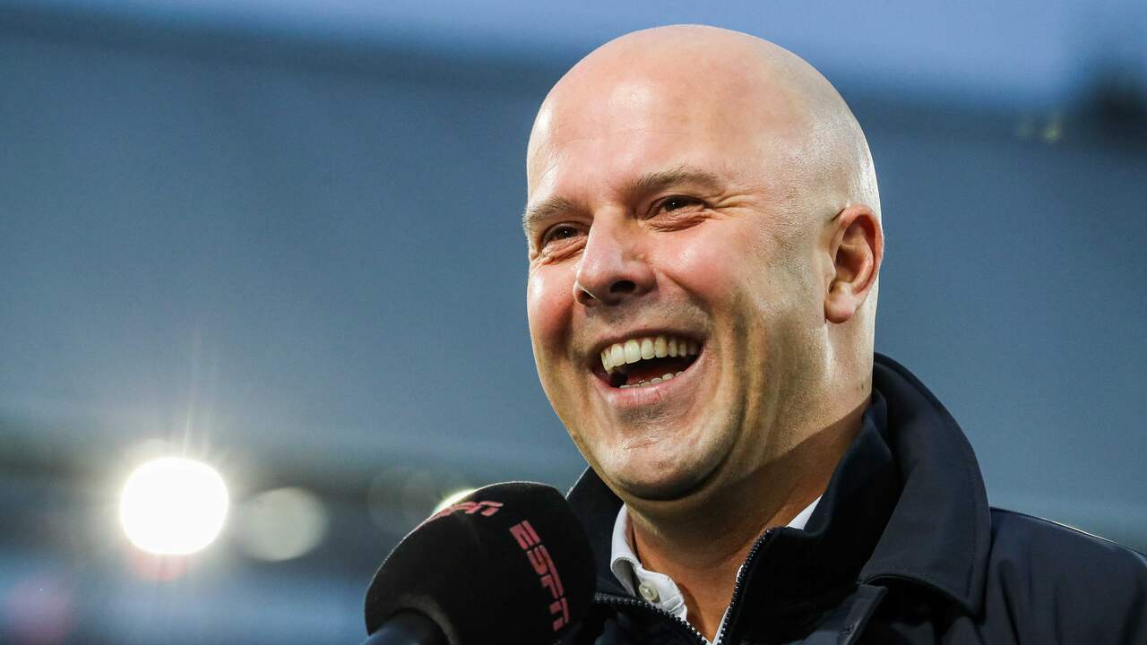 Arne Slot was blij met de probleemloze zege van Feyenoord op Fortuna Sittard.