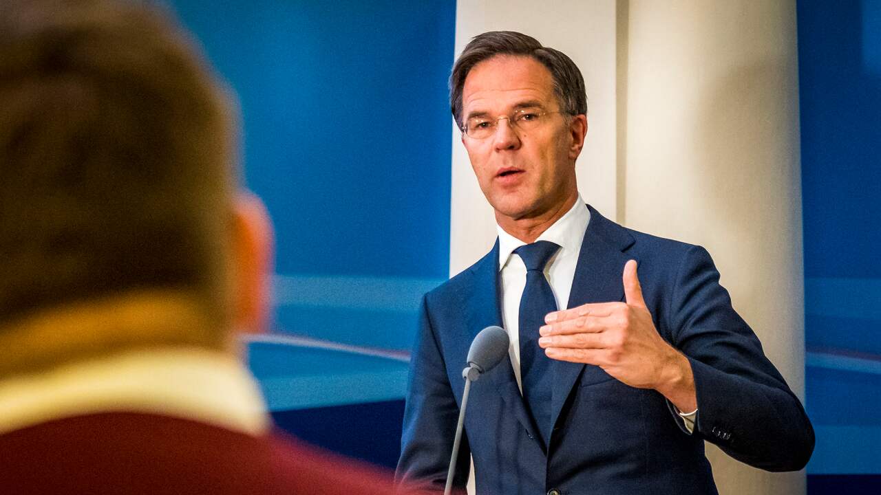 Beeld uit video: Rutte: 'Hopen dat we ons pas op 3 december hoeven te melden'