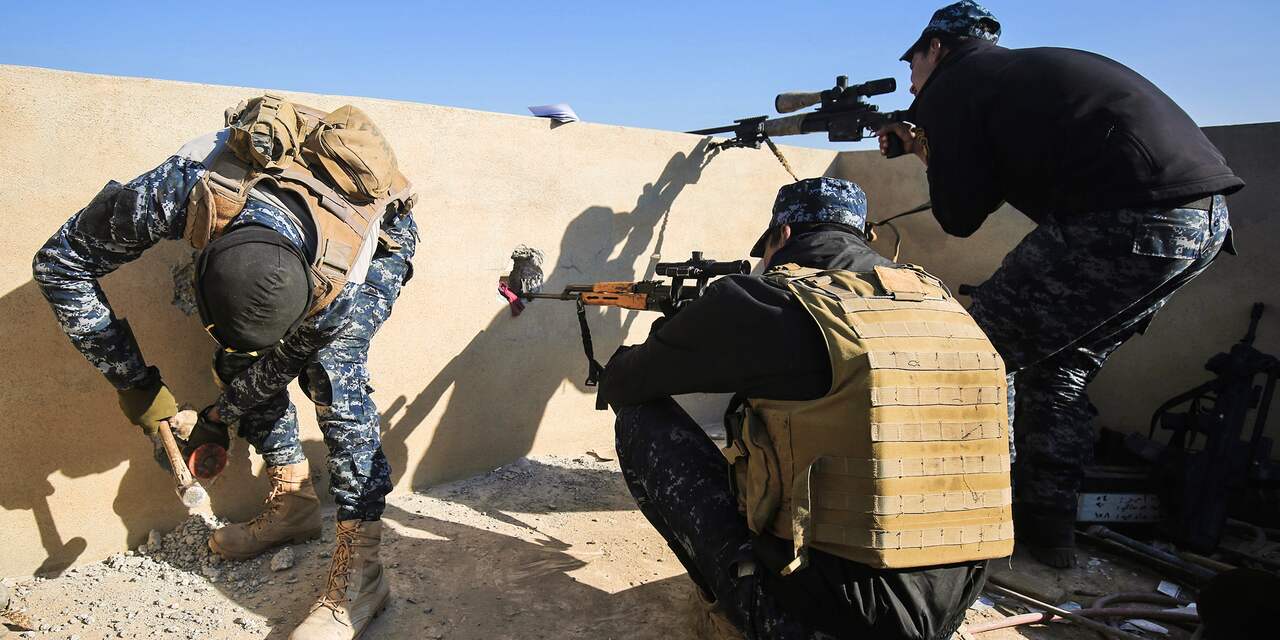 Iraakse troepen heroveren vliegveld Mosul in strijd tegen IS