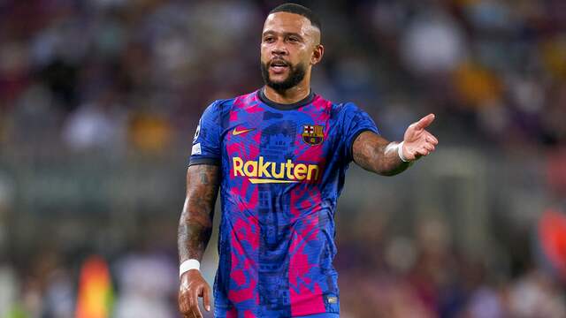 Memphis Depay kwam amper in het stuk voor.
