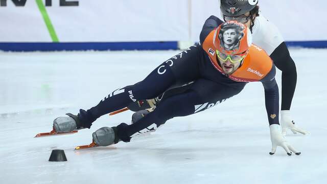 Itzhak de Laat pakte brons op de 1.000 meter.
