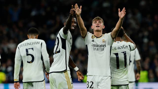 Samenvatting: Real Madrid wint kraker van Napoli dankzij ingevallen jeugdspeler