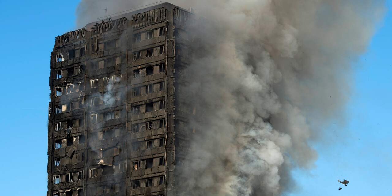 Doden en tientallen gewonden bij enorme brand in woontoren Londen