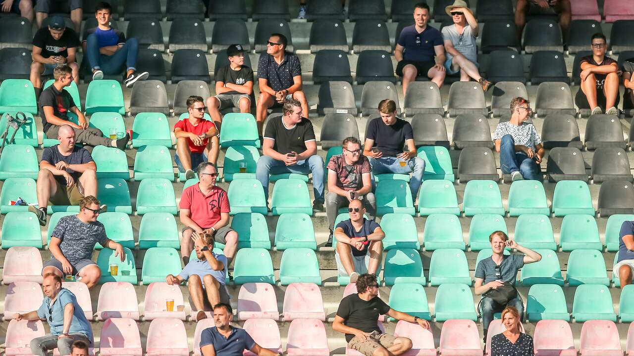 Begin dit seizoen zaten de fans van NEC nog op 1,5 meter van elkaar in het stadion.