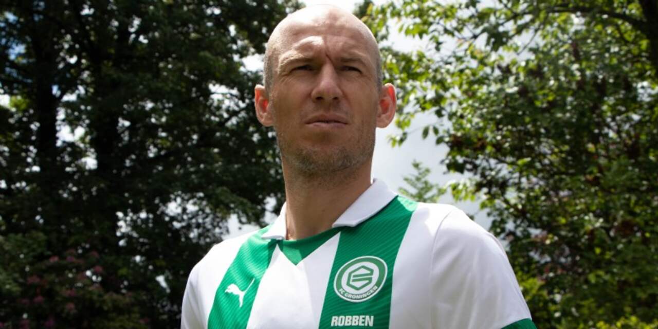 Arjen Robben (36) maakt rentree als voetballer bij FC Groningen