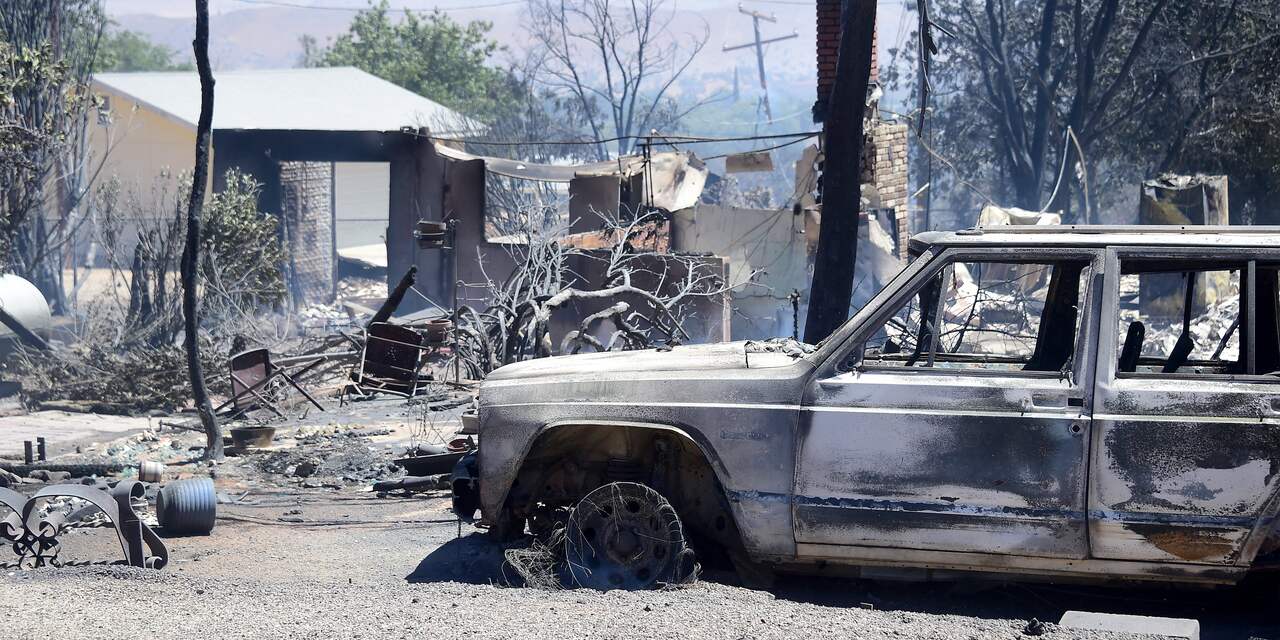 Ruim honderd woningen afgebrand door vuurzee in Californië