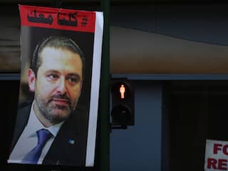 'Afgetreden Libanese premier Hariri via Parijs naar Beiroet'