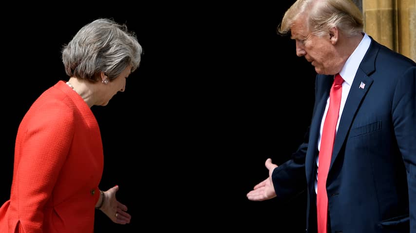 May kreeg van Trump advies om EU aan te klagen