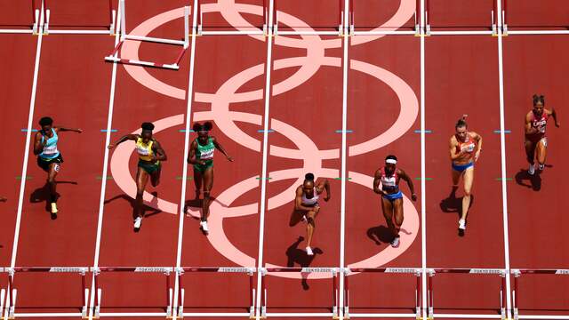 Nadine Visser liep haar eerste olympische finale.