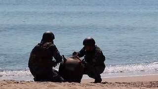 Oekraïense militairen vinden zeemijnen bij Odesa