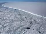 De Larsen-ijsplaat op Antarctica.
