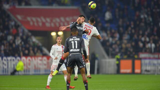 Olympique Lyon boekte een knappe zege op AS Monaco.