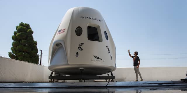 Crew Dragon-capsule van SpaceX
