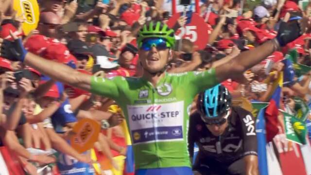 Samenvatting Vuelta: Derde ritzege Trentin, Froome blijft aan kop