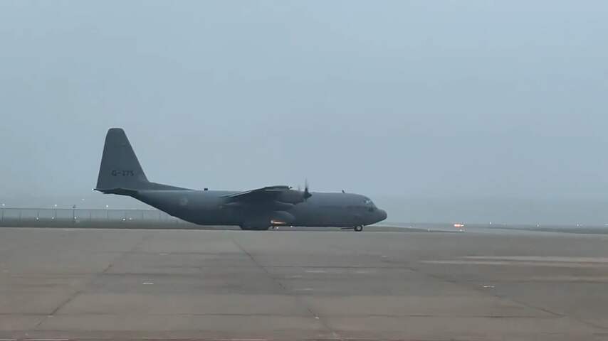 c-130 van Koninklijke Luchtmacht vertrekt naar Turkije