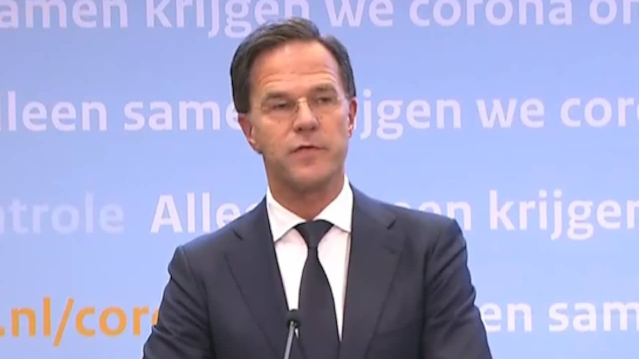 Beeld uit video: Rutte over verlenging maatregelen: 'Het is écht nodig'