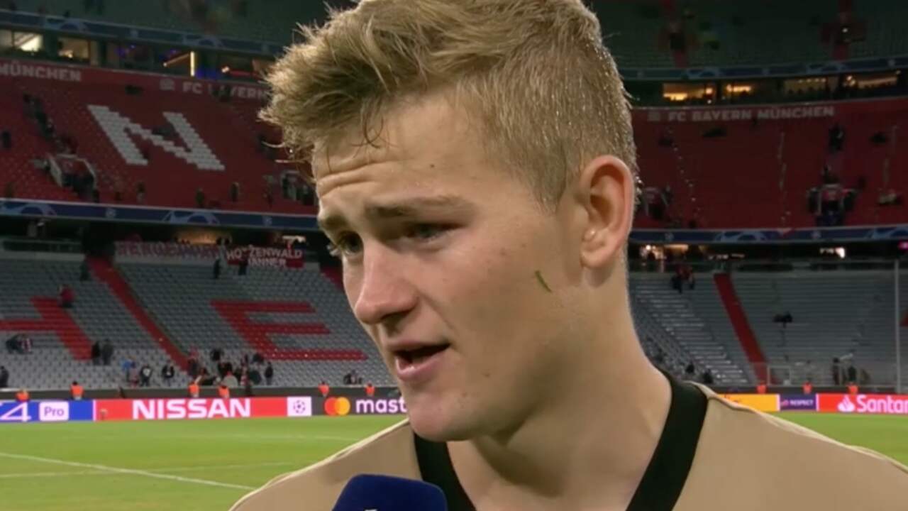 De Ligt: 'We hadden kans om van Bayern te winnen'
