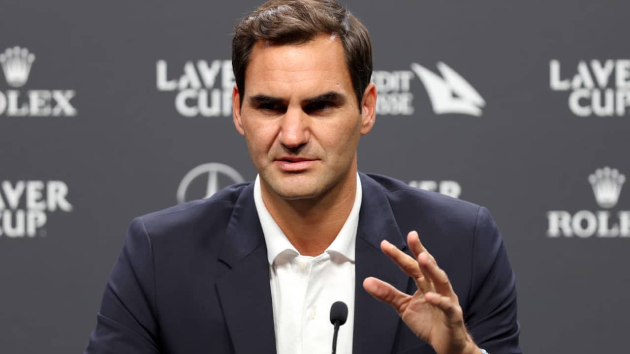 Beeld uit video: Federer over afscheid: 'Ik ga geen spook worden'