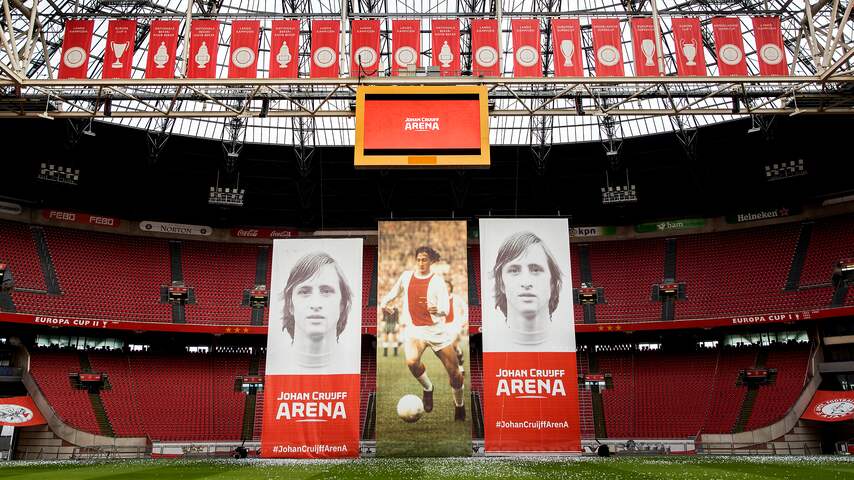 Ajax-supporters willen Cruijff eren met standbeeld bij ArenA