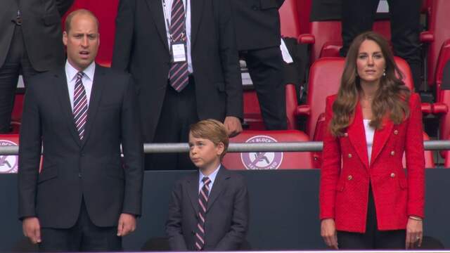 Samen met zijn ouders bezocht George vrij recent nog de finale van het EK voetbal.