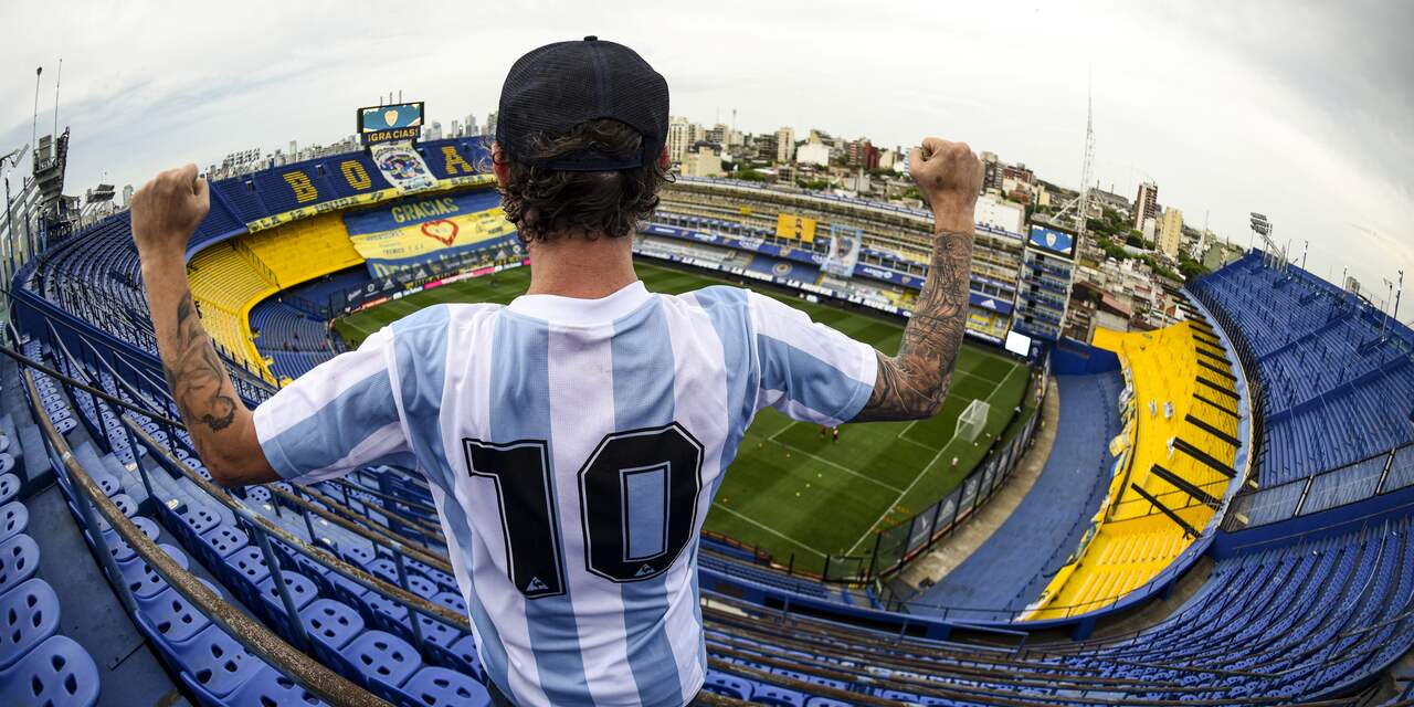 Boca Juniors eert Maradona bij eerste wedstrijd sinds zijn overlijden