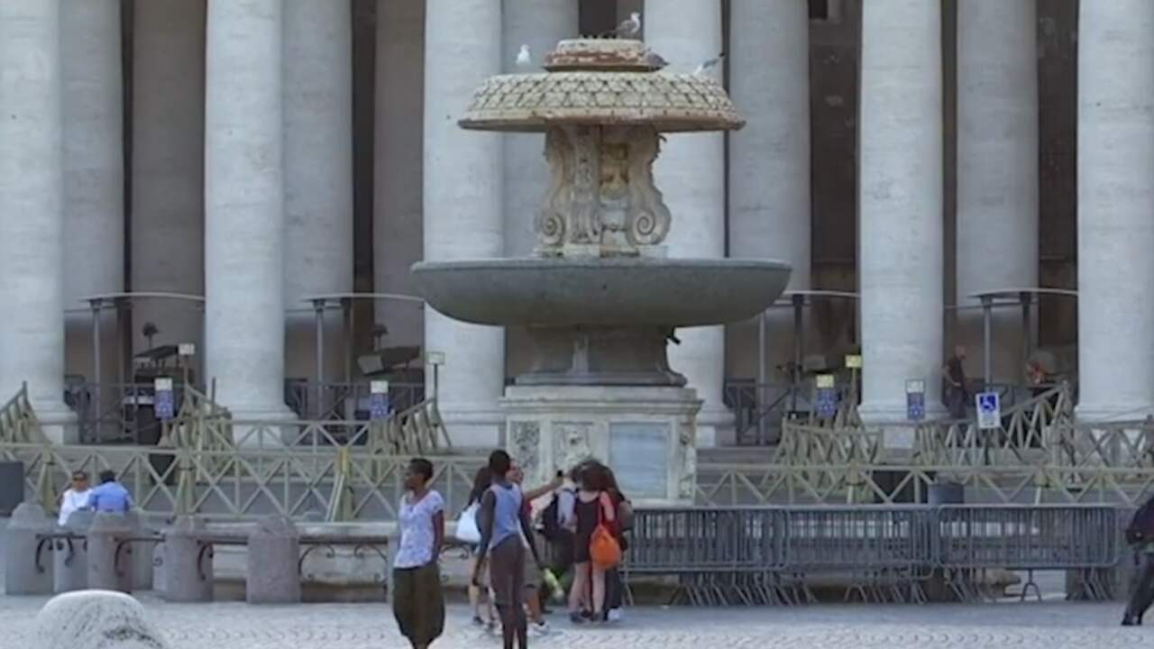 Honderd fonteinen in Vaticaan afgesloten door droogte