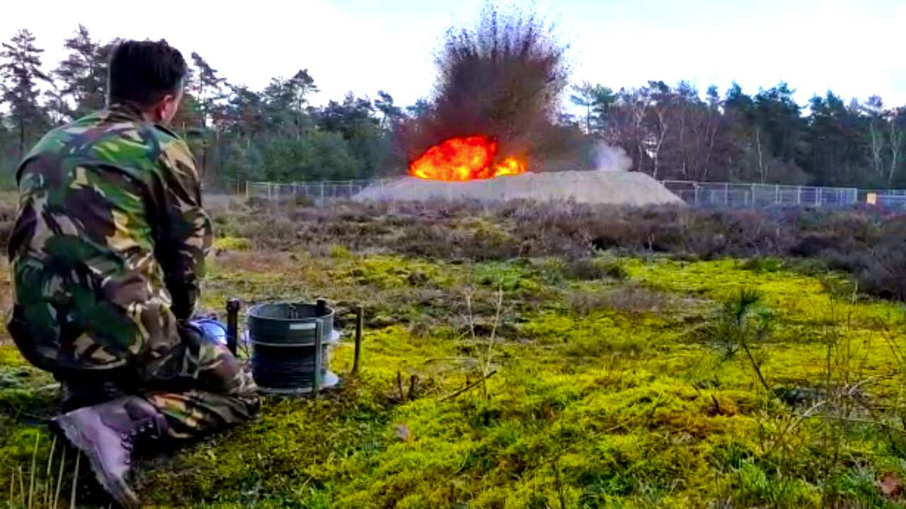 Koninklijke Landmacht vernietigt springstof van V1 nabij Lochem