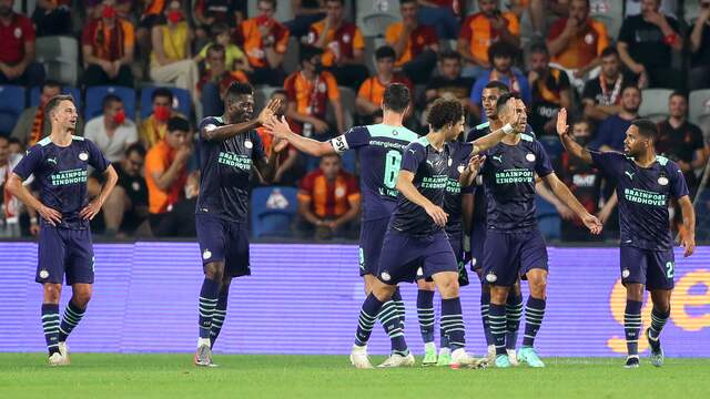 PSV rekende in de derde voorronde van de Champions League af met Galatasaray.