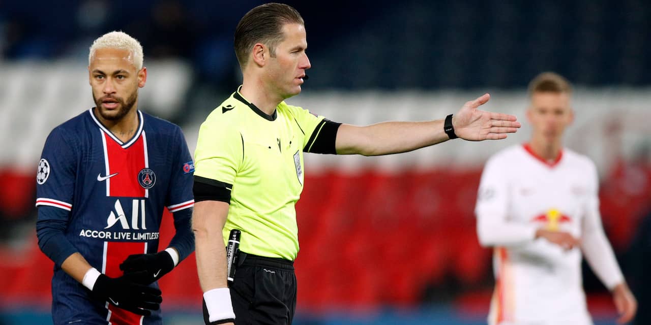 Leipzig-coach Nagelsmann boos op Makkelie en Blom: 'Penalty absolute grap'