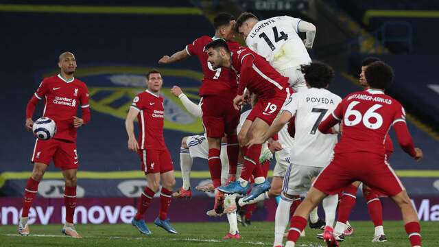 Liverpool moest een late gelijkmaker slikken in Leeds.