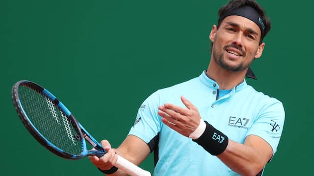 Fabio Fognini op archiefbeeld.