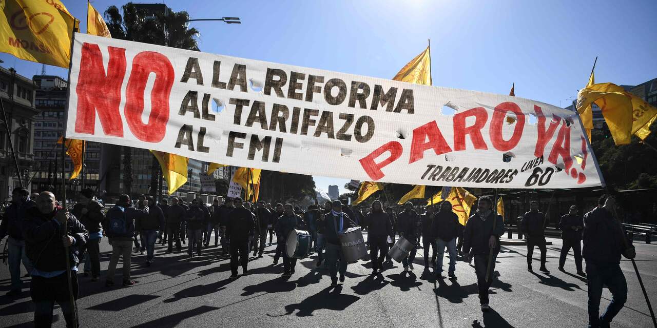 IMF: Economische recessie in Argentinië houdt aan