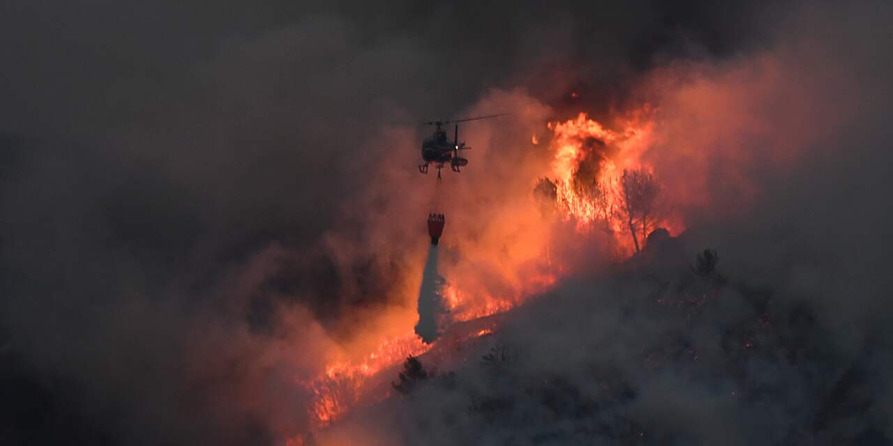 Gewonden door natuurbranden in Zuid-Frankrijk