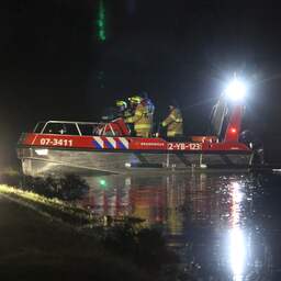 Zoekactie naar vermisten roeiboot bij Wageningen gestaakt, niets gevonden
