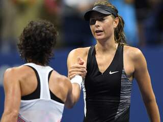 Sharapova ziet recordreeks eindigen met verlies in achtste finales US Open