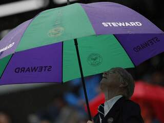 Wimbledon schrapt partijen vanwege regen