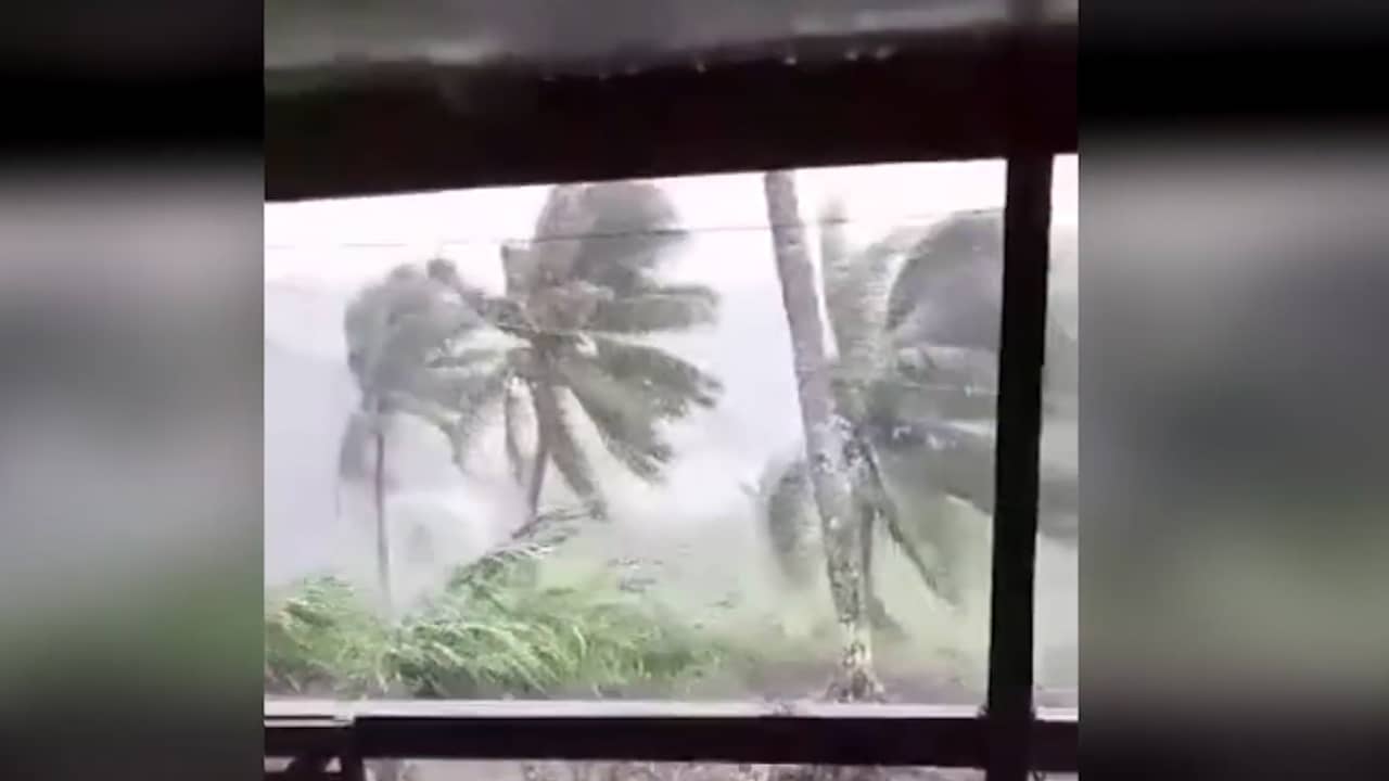 Beeld uit video: Cycloon Yasa trekt verwoestend spoor over Fiji