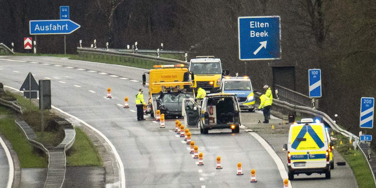 Vier Nederlanders omgekomen bij ongeluk met Porsches vlak over Duitse grens