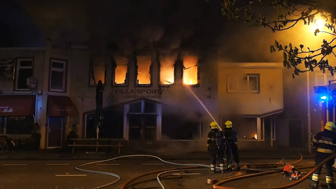 Gewonde bij grote brand in café IJmuiden