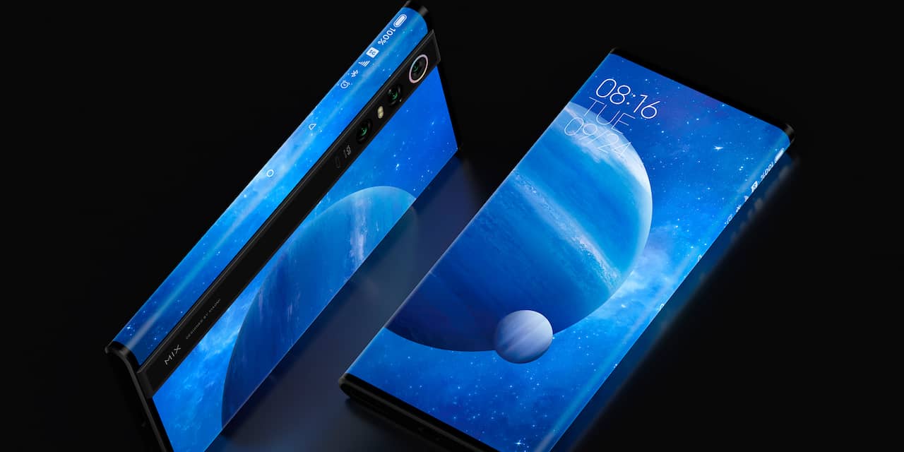 Xiaomi kondigt telefoon aan met scherm rondom