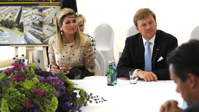 Máxima en Willem-Alexander tijdens hun eerste staatsbezoek, in 2014 aan Polen.