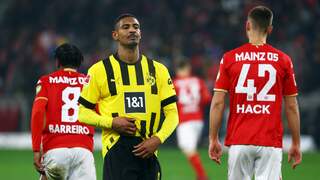 Haller helpt Dortmund met assist aan late zege op Mainz