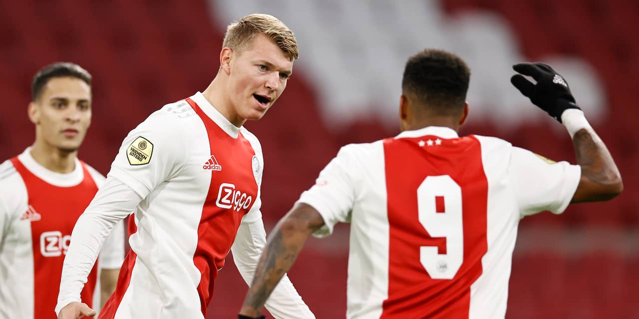 Ajax boekt mede door vier goals Danilo monsterzege op Excelsior Maassluis
