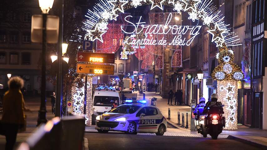 Politie zoekt naar verdachte aanslag Straatsburg, extra bewaking op straat